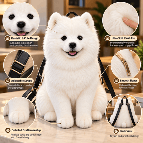 PupPal™ Realistic Dog Backpack — Lifelike Puppy Cuddle Companion