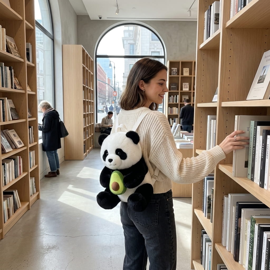 Panda Plush Bag — Cute Fluffy Panda Purse