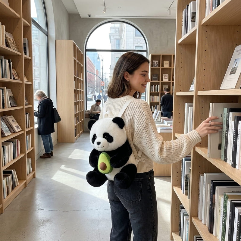Panda Plush Bag — Cute Fluffy Panda Purse